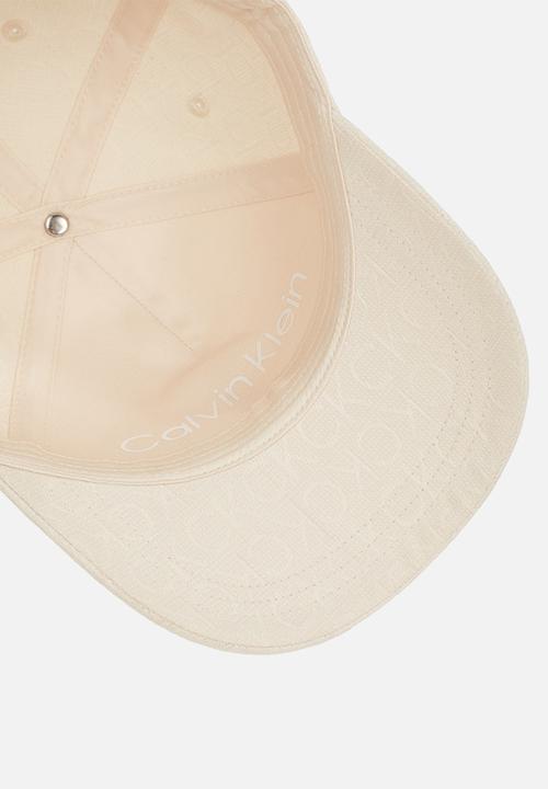 Calvin Klein - Monogram jacquard cap - sea salt