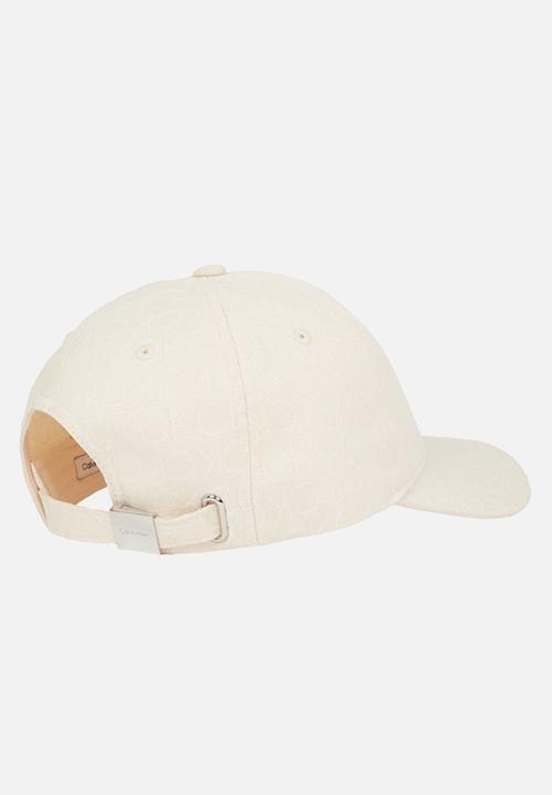 Calvin Klein - Monogram jacquard cap - sea salt