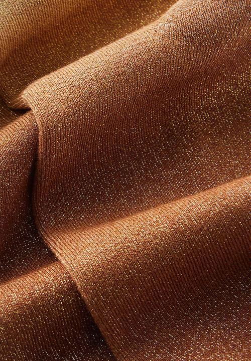Rubi - Sparkle Mid Crew Sock - Brown Ombre