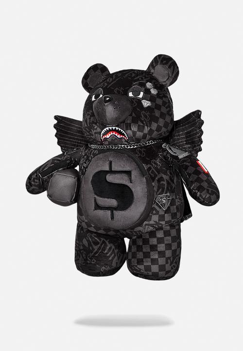 Sprayground - 3am check teddy bear - black