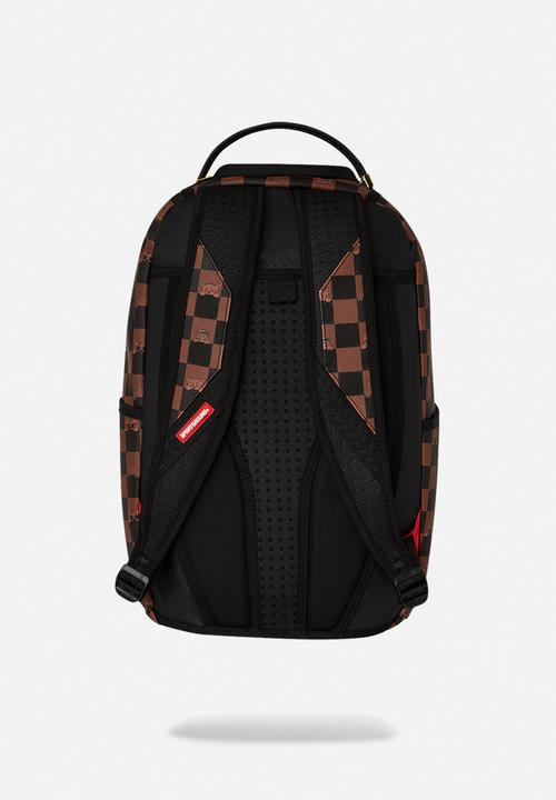 Sprayground - Peeking character check backpack - brown