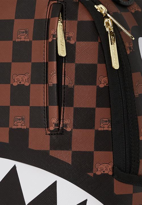 Sprayground - Peeking character check backpack - brown