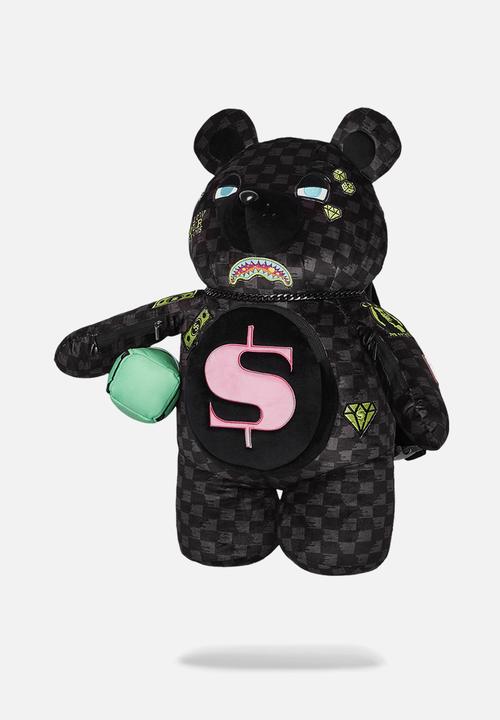 Sprayground - Slime takeover teddy bear - black/Pink