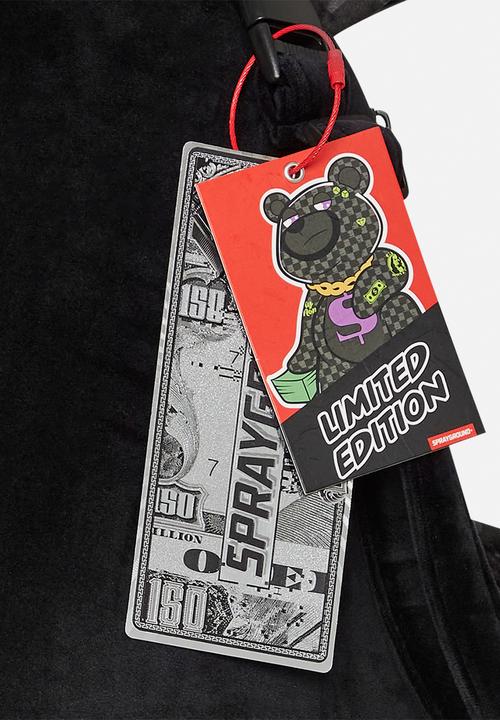 Sprayground - Slime takeover teddy bear - black/Pink