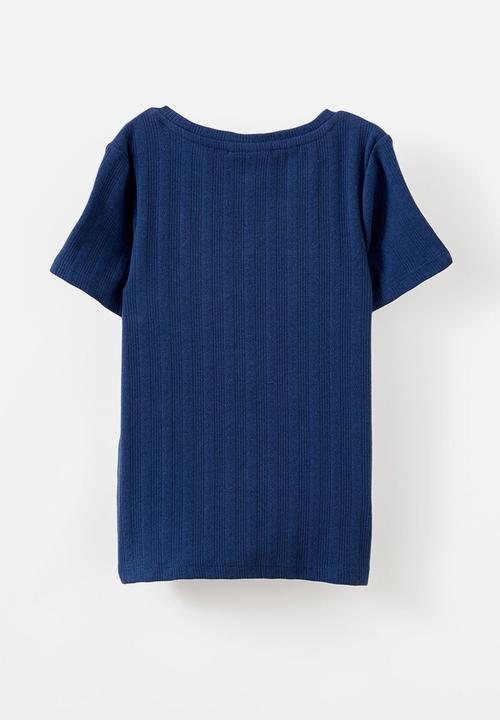 Cotton On - Raya baby tee - deep dive/cherry
