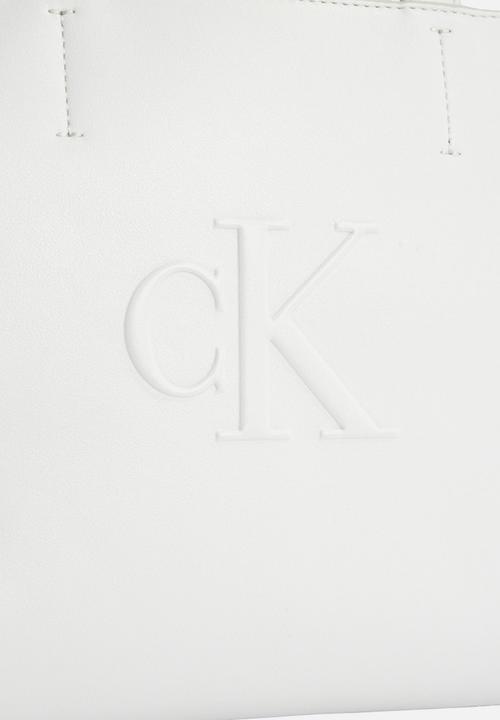 Calvin Klein - Sculpted mini ew tote- sky gray