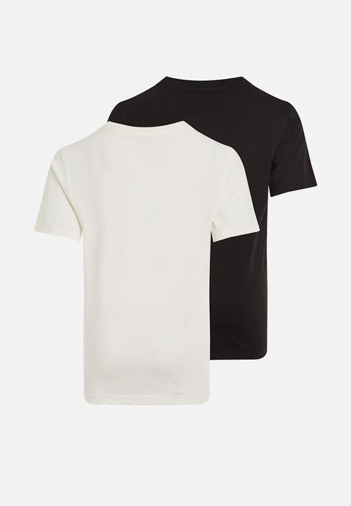 Calvin Klein - Color block 2-p t-shirts - black / tofu colorblock