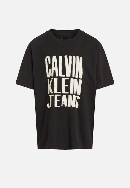Calvin Klein - Bold ckj logo t-shirt - ck black