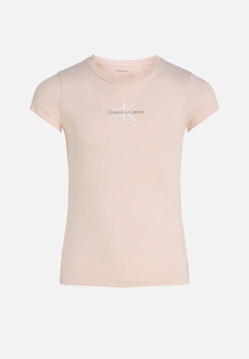 Calvin Klein - Micro monogram top - silver peony