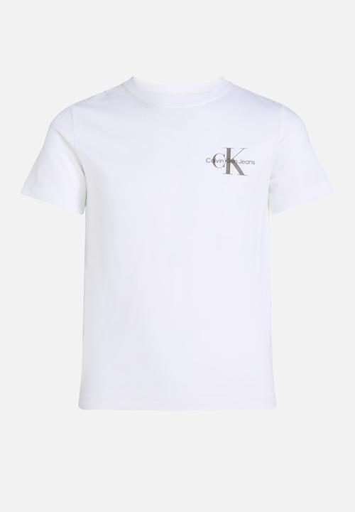 Calvin Klein - Chest monologo ss t-shirt - bright white