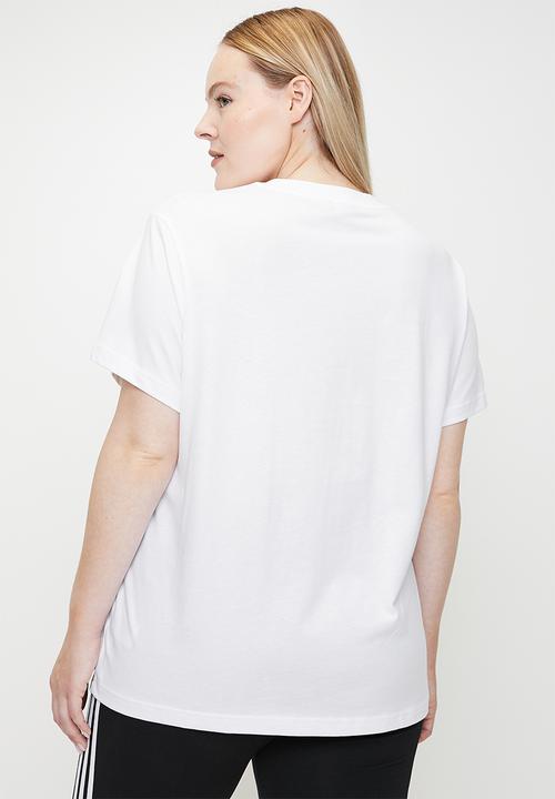 adidas Originals - Plus ESS TRF TEE W - white
