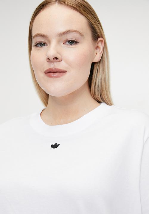 adidas Originals - Plus ESS TRF TEE W - white