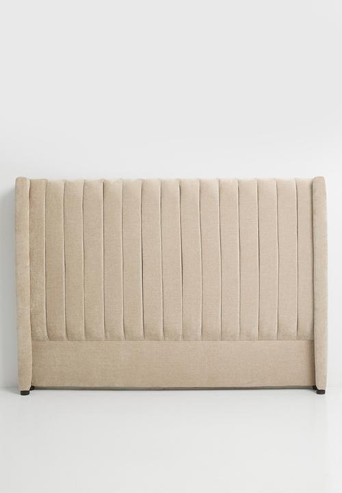 Sixth Floor - Noa Ribbed Chenille Headboard - Taupe