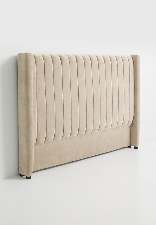 Sixth Floor - Noa Ribbed Chenille Headboard - Taupe