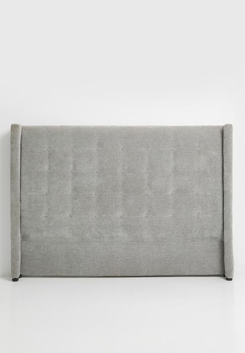 Sixth Floor - Billy Buttoned Headboard - Grey