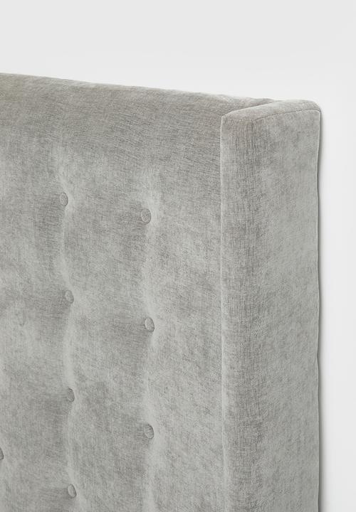 Sixth Floor - Billy Buttoned Headboard - Grey