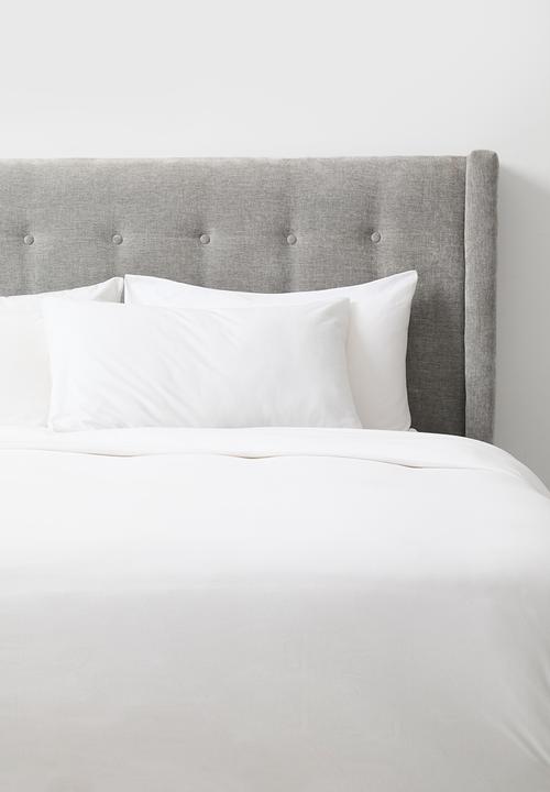 Billy Buttoned Headboard - Grey