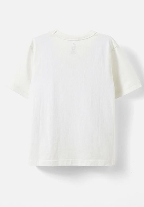 Cotton On - Jonny Short Sleeve Graphic Print Tee - Vanilla/Athletic Club 73