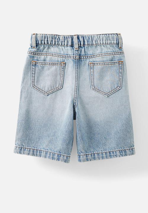 Cotton On - Super Baggy Short - Airlie Light Blue