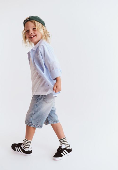 Cotton On - Super Baggy Short - Airlie Light Blue