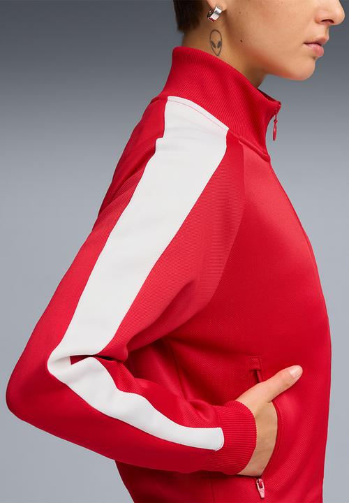 PUMA - T7 Always On Short Track Jacket - For All Time Red