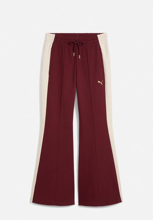 PUMA - T7  Flared Pants - Ruby Shimmer
