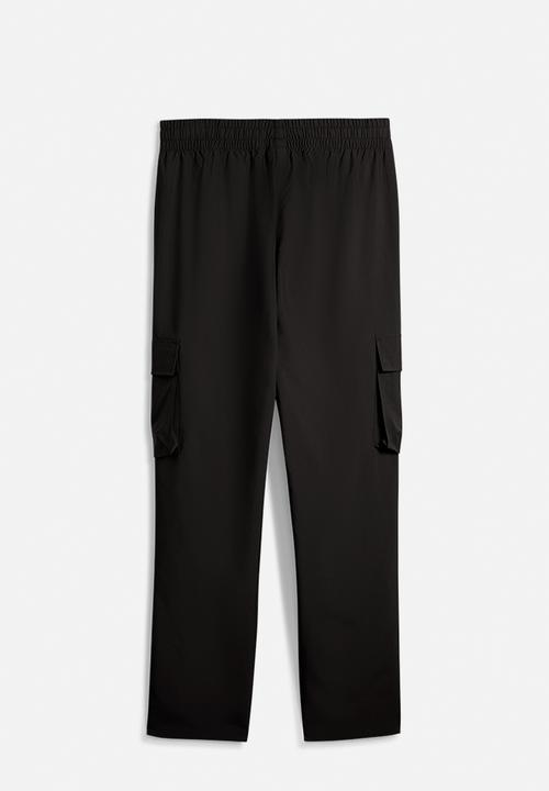 PUMA - Plus Ess Small No. 1 Logo Woven Cargo Pants Op - Black