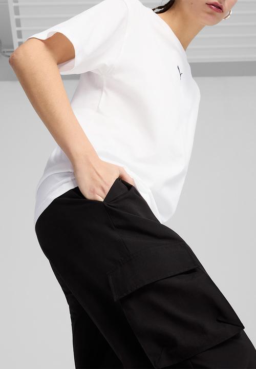 PUMA - Plus Ess Small No. 1 Logo Woven Cargo Pants Op - Black