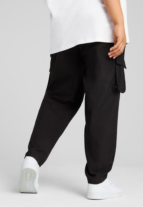 PUMA - Plus Ess Small No. 1 Logo Woven Cargo Pants Op - Black