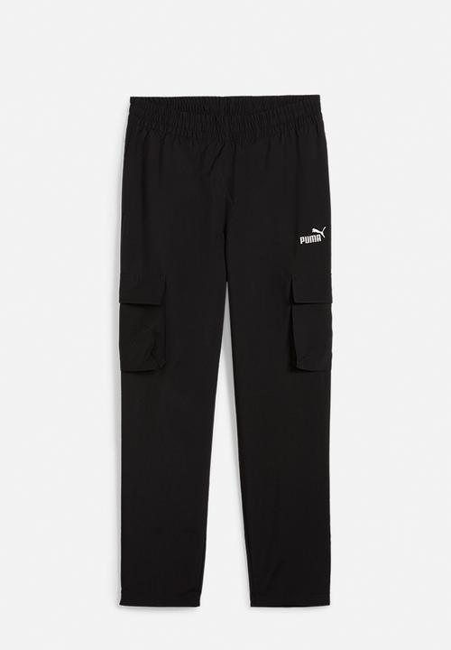 PUMA - Plus Ess Small No. 1 Logo Woven Cargo Pants Op - Black