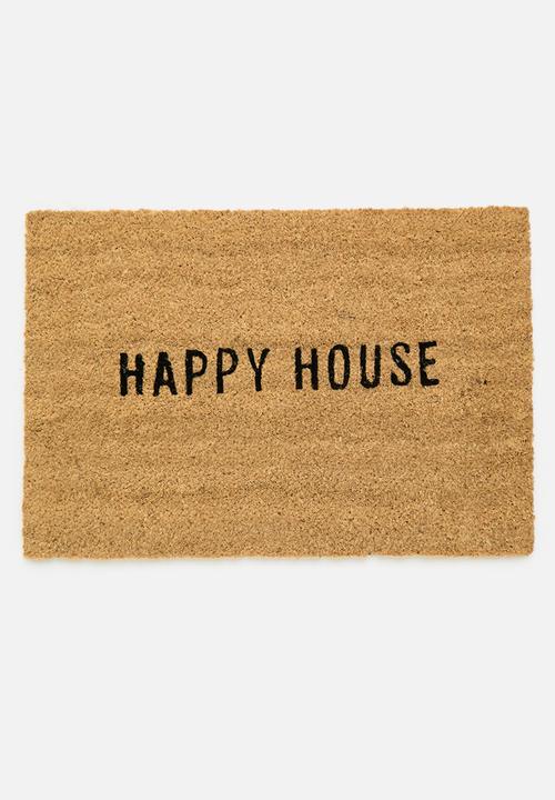 Happy House Doormat 