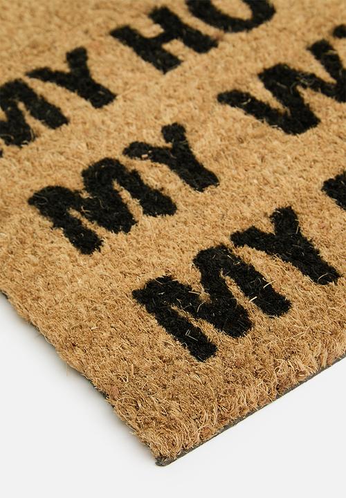 H&S - My House Doormat