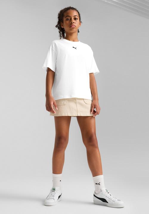 PUMA - Ess Boxy Tee G-Puma White