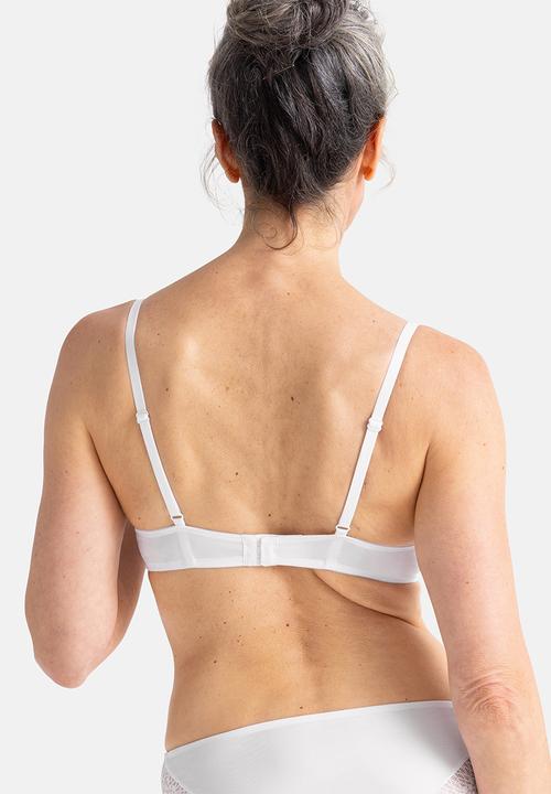 DORINA - 2 pack Amora plunge - white/grey