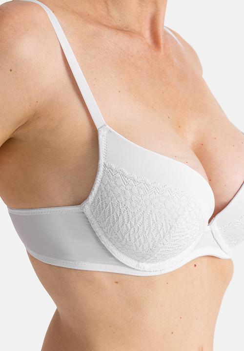 DORINA - 2 pack Amora plunge - white/grey