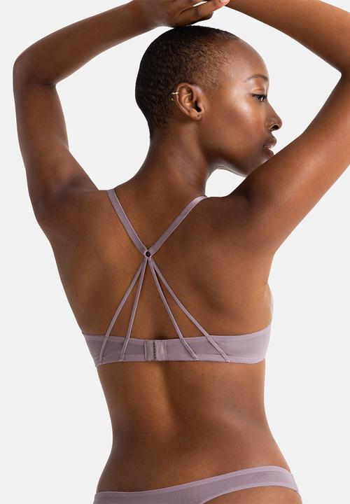 DORINA - Amora 2 pack plunge - beige/purple