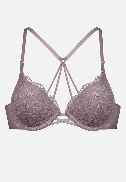 DORINA - Amora 2 pack plunge - beige/purple
