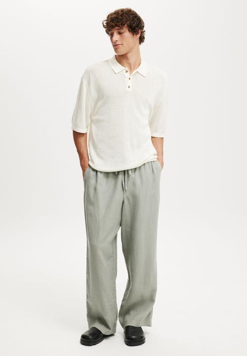 Cotton On - Knitted Polo - Off White