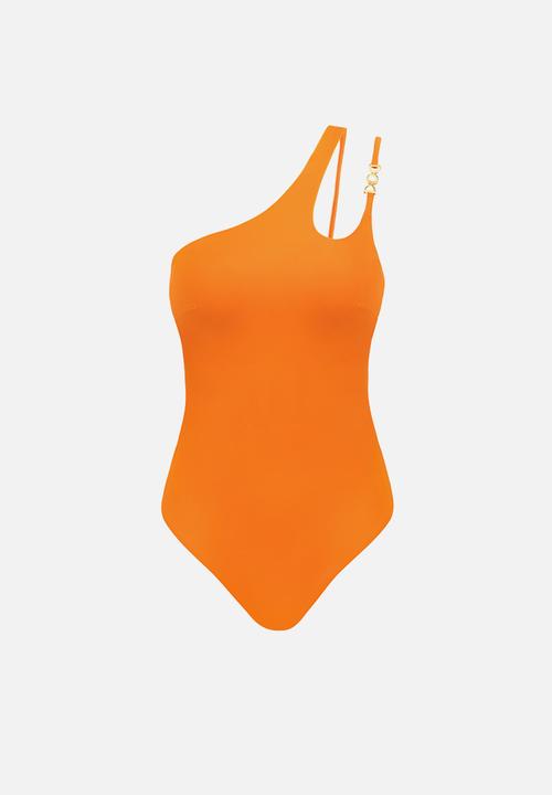 DORINA - Astarita swimsuit - coral