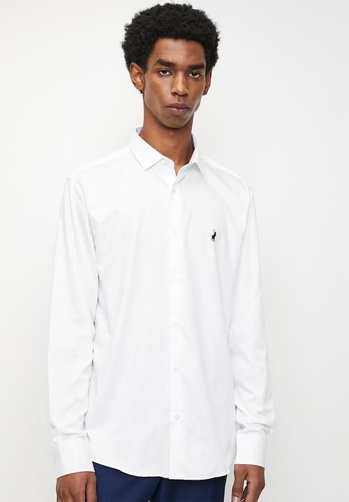 POLO - Greig custom fit greig shirt - white