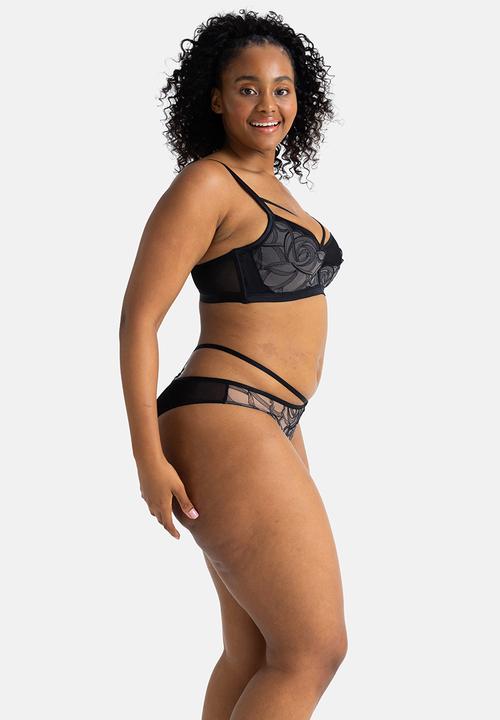 DORINA - Curvy Rowan full cup non wired bra - black