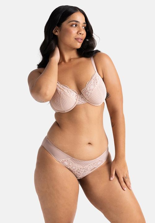DORINA - Plus Sierra 2pack full cup non wired bra - black/pink