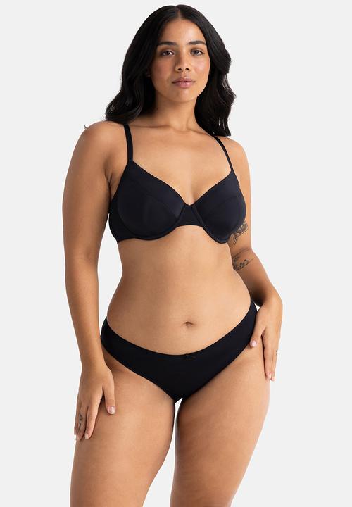 DORINA - Plus Sierra 2pack full cup non wired bra - black/pink