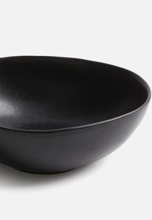H&M - Large stoneware serving bowl - anthracite grey