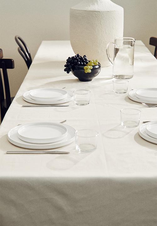 H&M - Stoneware dinner plate - white