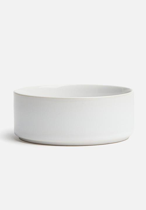 Small stoneware bowl - white