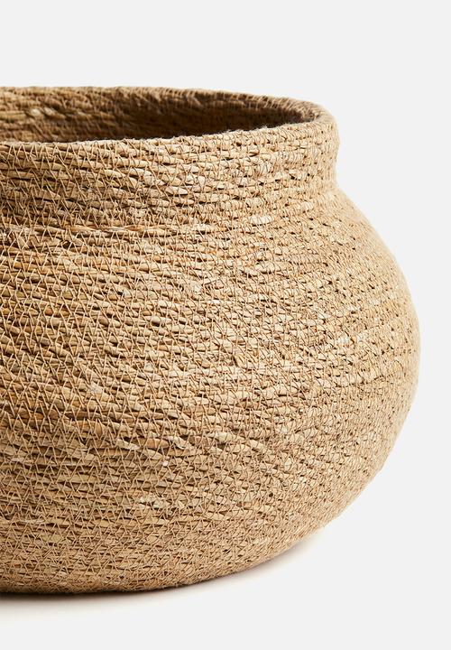 H&M - Seagrass storage basket - beige