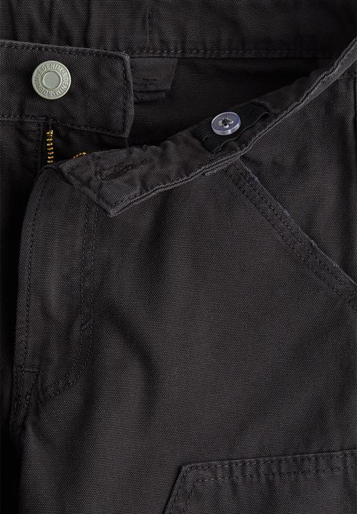 H&M - Loose-fit canvas trousers - dark grey