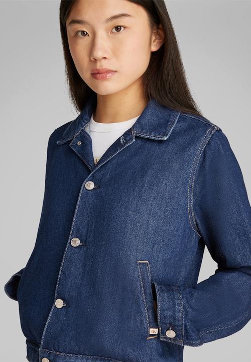 Calvin Klein - Clean short denim jacket - blue
