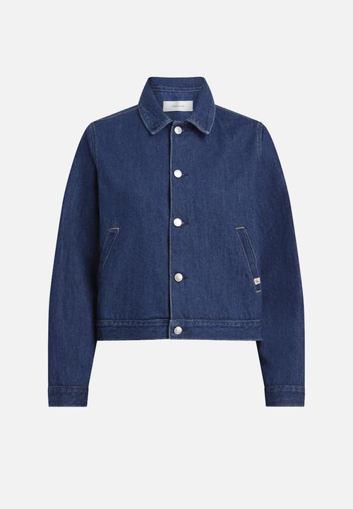 Calvin Klein - Clean short denim jacket - blue